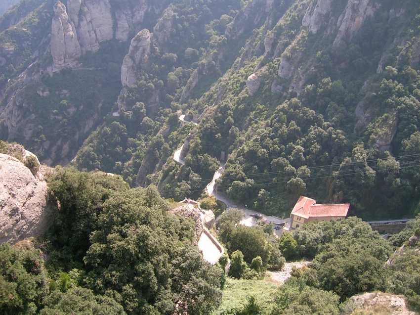 Path to the Holy Grotto (if you believe this religious rubbish)